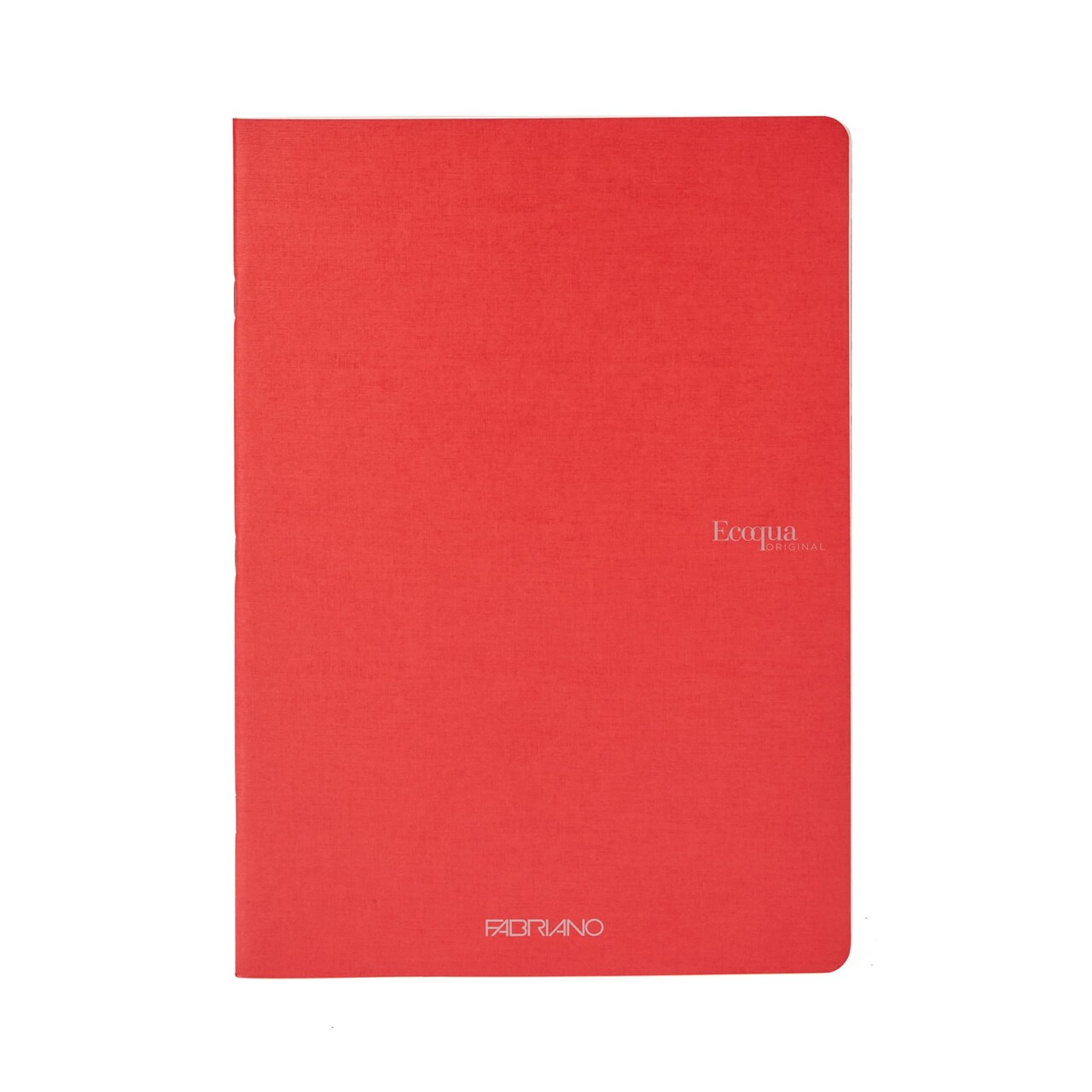Fabriano Ecoqua Original Saddle-Stitched Notebook, Size A5, 40 Sheets, 5.8" x 8.3"